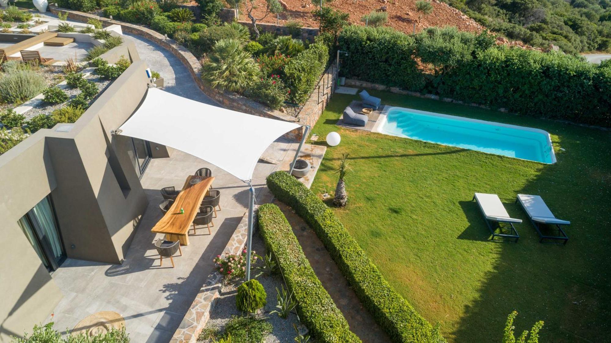 Lithari Luxury Villa With Private Pool, Your Perfect Retreat, Crete آغيوس نيكولاوس المظهر الخارجي الصورة